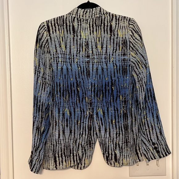 Reiss Silk Printed Blazer Jacket - Picture 7 of 13